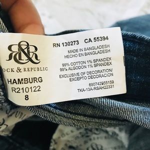 Jeans - ROCK REPUBLIC STAR SKINNY DENIM JEANS HAMBURG 8 Jeans - ROCK REPUBLIC STAR SKINNY DENIM JEANS HAMBURG 8
